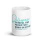 Diligence: White Glossy Mug